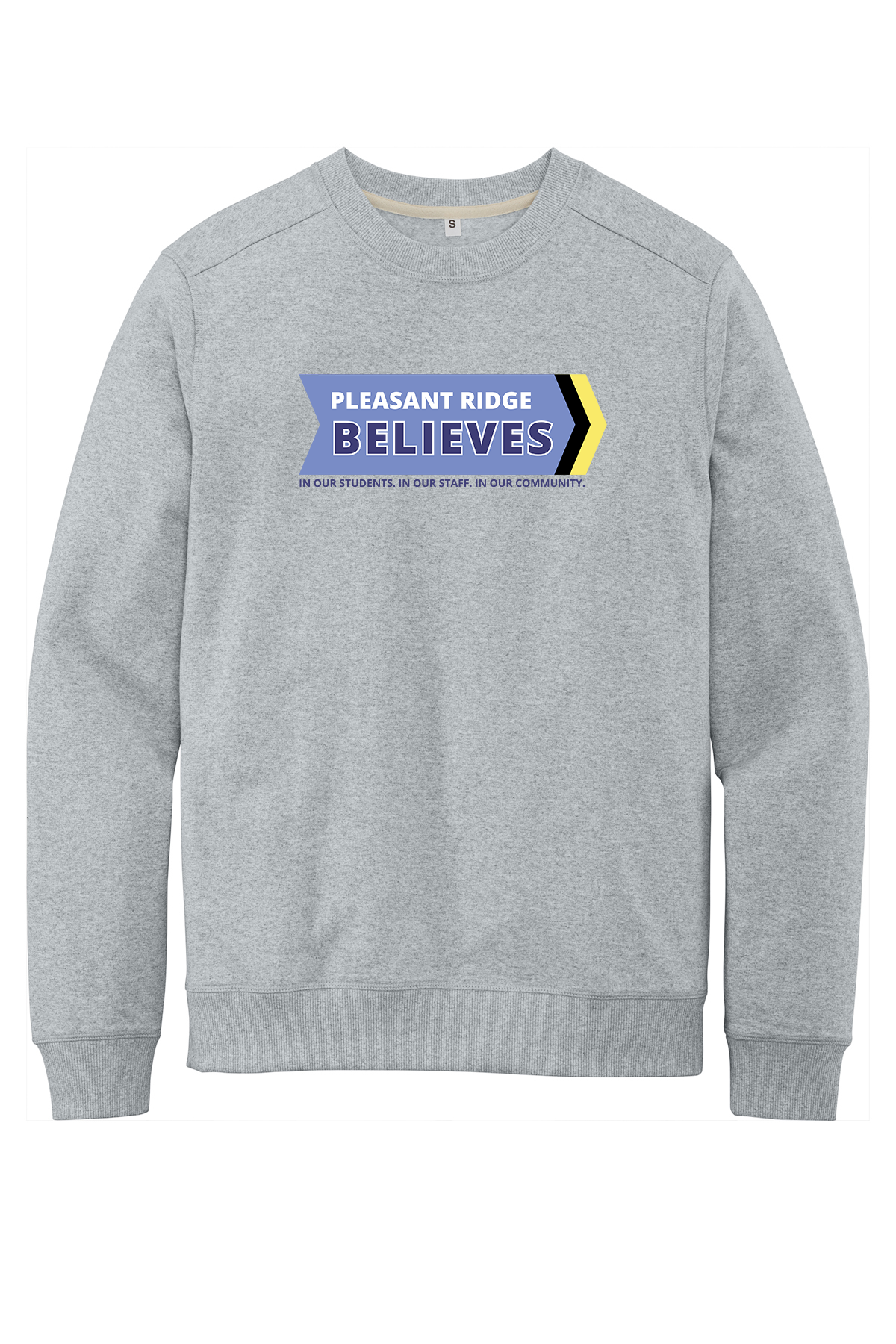 Pleasant Ridge-re-fleece crew-ash-DT8104