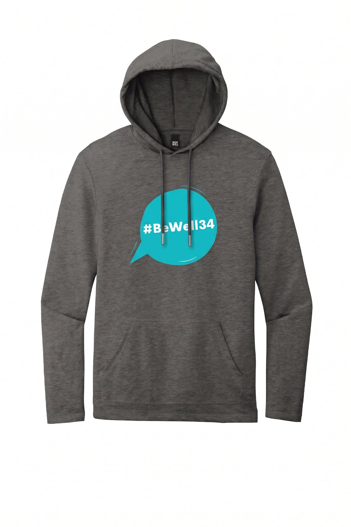 #BeWell34-Unisex Hoodie-wash coal-DT571