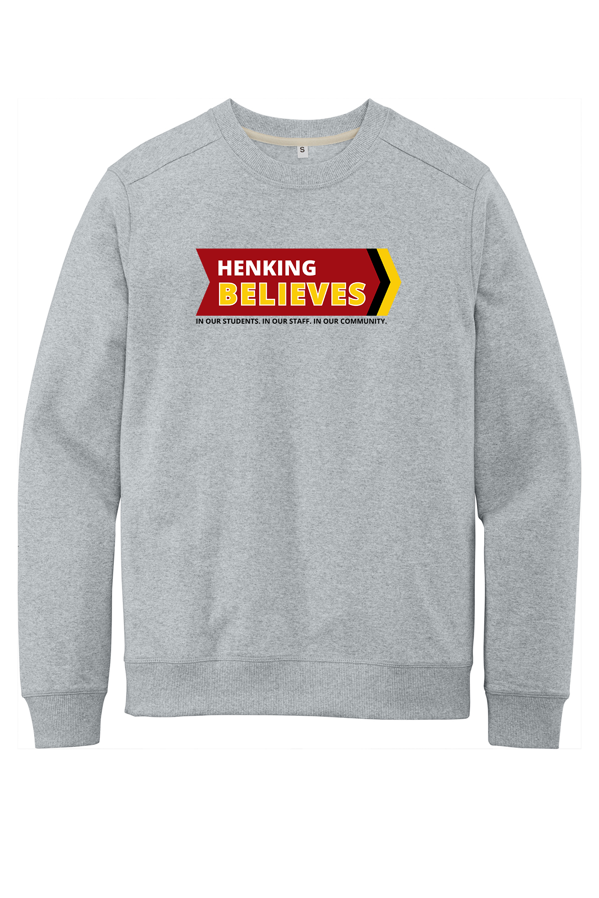 Henking-re-fleece crew-ash-DT8104