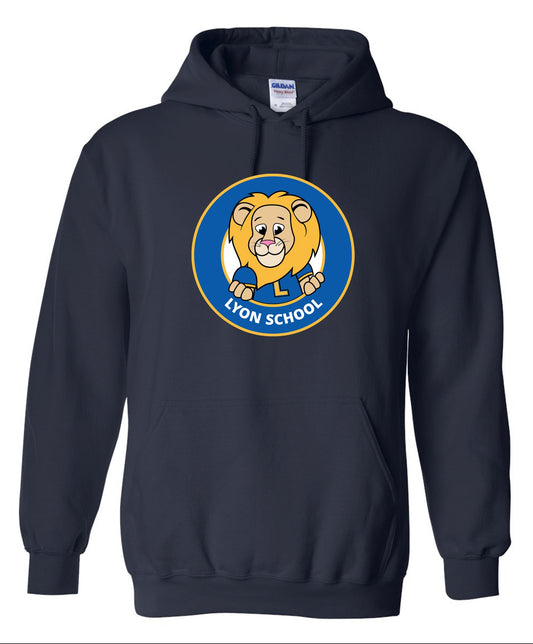 Lyon Navy Unisex Hoodie