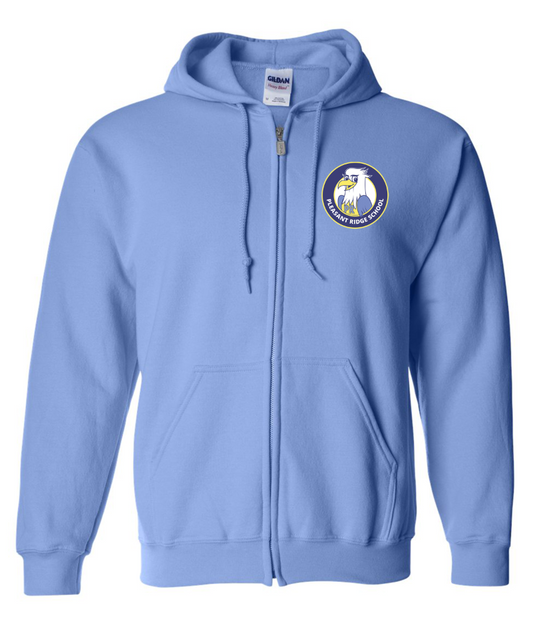 Pleasant Ridge caroline blue Unisex Zip-up Hoodie