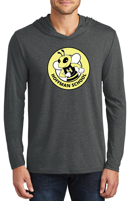 Hoffman charcoal unisex long sleeve hoodie t-shirt
