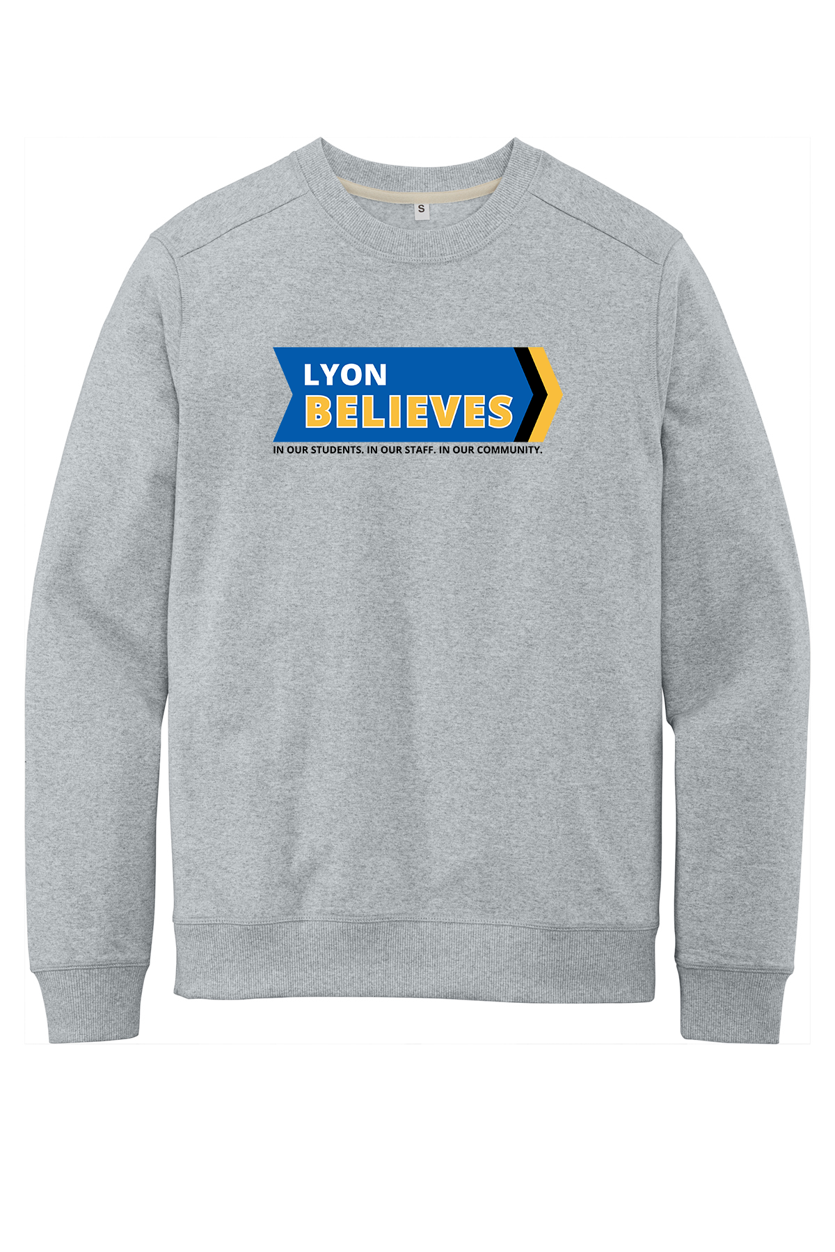 Lyon-re-fleece crew-ash-DT8104